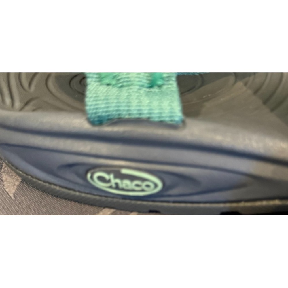 Chaco Z/2 Classic Women's W10 Floral Green Teal Strappy Hiking Sandals - Picture 4 of 10
